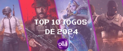 Os 10 Jogos Mais Jogados em 2024